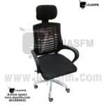 Cadeira giratória com costa de rede e cabeceira produto novo com direito entrega e montagem