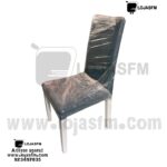 Cadeira com 4 perna armação em madeira branca acento e encosto em napa produto novo com direito entrega e montagem