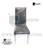 Cadeira com 4 perna armação em madeira branca acento e encosto em napa produto novo com direito entrega e montagem - Image 2