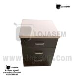 Bloco com 3 gaveta e chaves rodado produto novo com direito entrega e montagem 