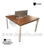 Secretária Ilha 2 Lugares – Estação de Trabalho 120×60cm sem Gavetas com Montagem Inclusa