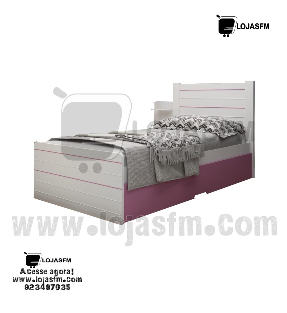 Cama dupla sem o colchão medida 190x90 produto novo com direito entrega e montagem - Image 1