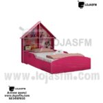 Cama casinha com o respectivo colchão medida 190x90 cor rosa produto novo com direito entrega e montagem