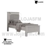 Cama de solteiro em madeira  MDF cor branca medida 190x90 sem o colchão produto novo com direito entrega e montagem 