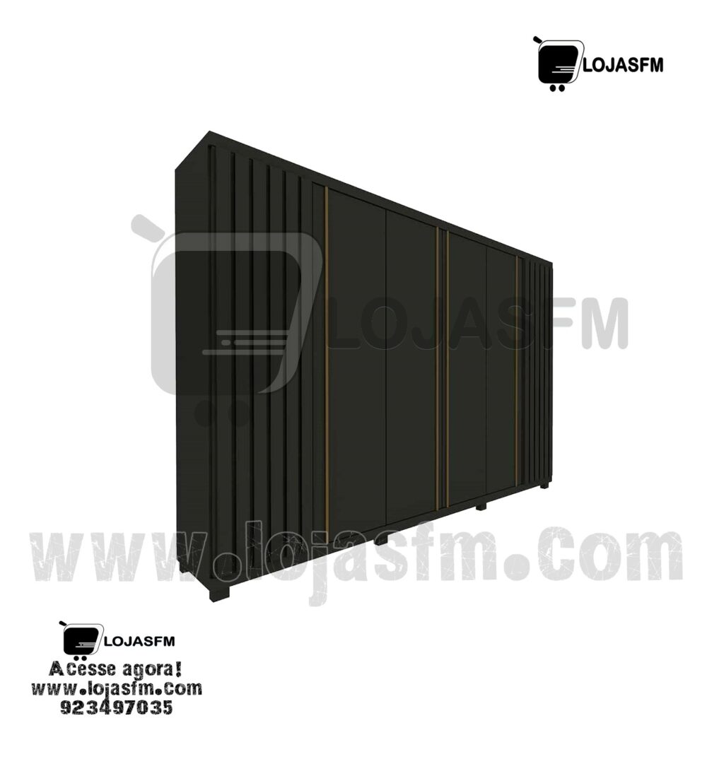Roupeiro king com 6 porta e 4 gaveta tabaco produto novo com direito entrega e montagem - Image 3