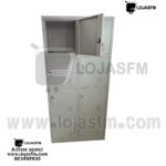 Cacifo metálico com 8 porta cor cinza produto novo com direito entrega e montagem