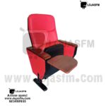 Cadeira de auditório em napa com palmatoria super confortável produto novo com direito entrega e montagem