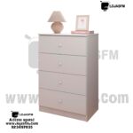 Cômoda para criança com 4 gaveta cor branca em madeira produto novo com direito entrega e montagem