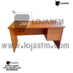 Secretária com Bloco Fixo – 140x70cm | Entrega e Montagem Incluídas