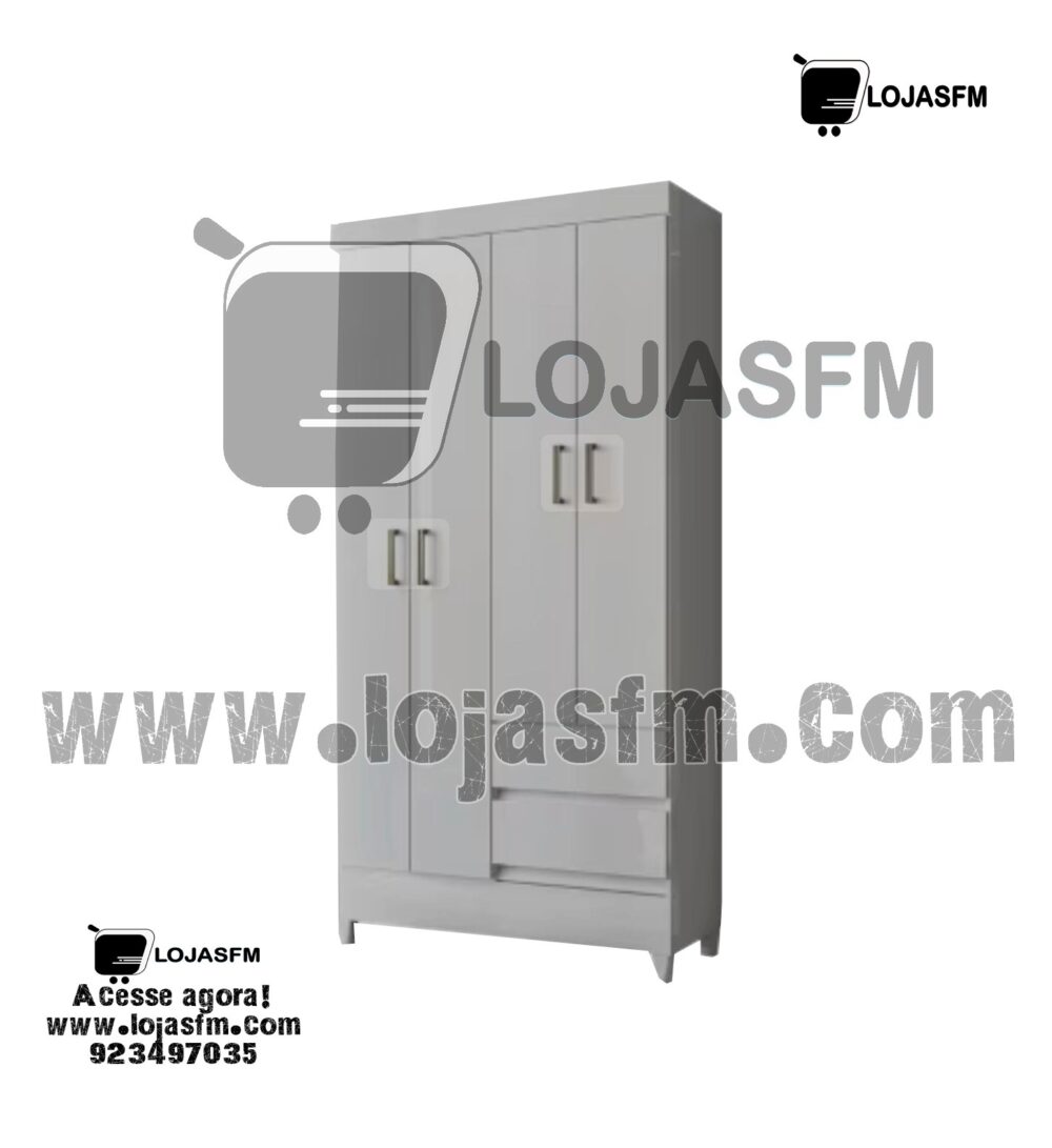 Imagem do WhatsApp de 2025-08-19 à(s) 08.29.36_136ae049 Guarda-Roupa 4 Portas com 2 Gavetas – Design Moderno - Image 1