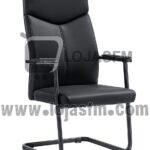 Cadeira Fixa Napa Preta – Design Sofisticado com Conforto Garantido