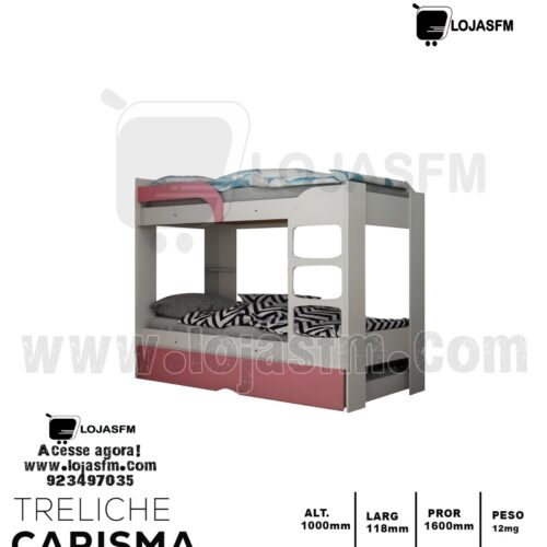 Trelíche Carisma – Conforto Triplo com Entrega e Montagem Inclusas