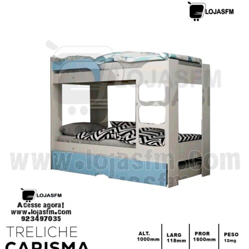 Trelíche Carisma – Conforto Triplo com Entrega e Montagem Inclusas