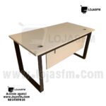 Secretária com Tampo Branco e Estrutura Preta – 140x70 cm de Estilo e Funcionalidade - Image 4