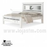 Cama de Casal 190x140 cm – Estrutura Reforçada | Entrega + Montagem