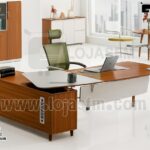 Secretária Executiva em L com Armário 5 Portas – Design Profissional | Entrega + Montagem