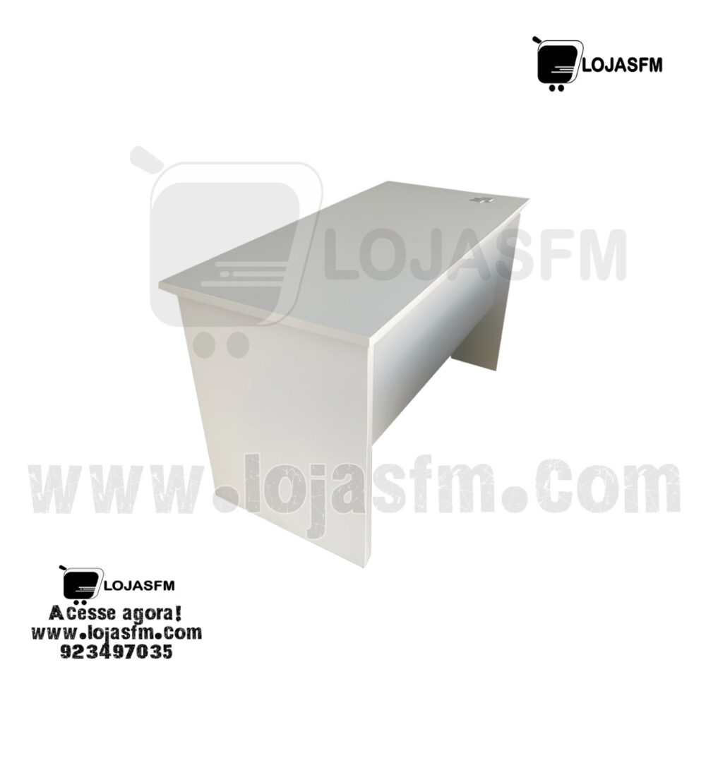 Secretária Branca com Bloco Fixo – 120x60cm | Grande Promoção! - Image 2