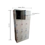 Cacifo Metálico com 12 Portas – Cor Cinza | Super Promoção