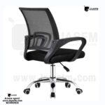 Cadeira Ergonômica com Encosto em Tela e Base Cromada – Conforto e Estilo para Seu Espaço de Trabalho - Image 2
