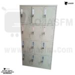 Cacifo Metálico com 12 Portas – Cor Cinza | Super Promoção - Image 2