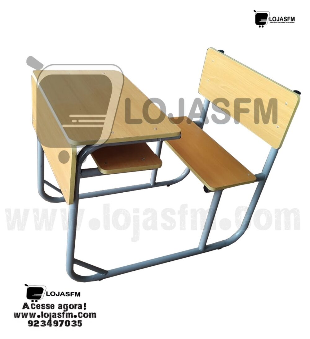 🪑 Carteira Escolar Monobloco – 1 Lugar produto novo com direito entrega e montagem - Image 1