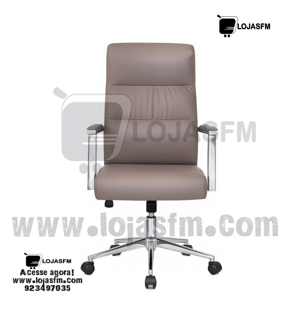 Cadeira Executiva Ergonômica em Napa – Produto Novo com Entrega e Montagem - Image 1