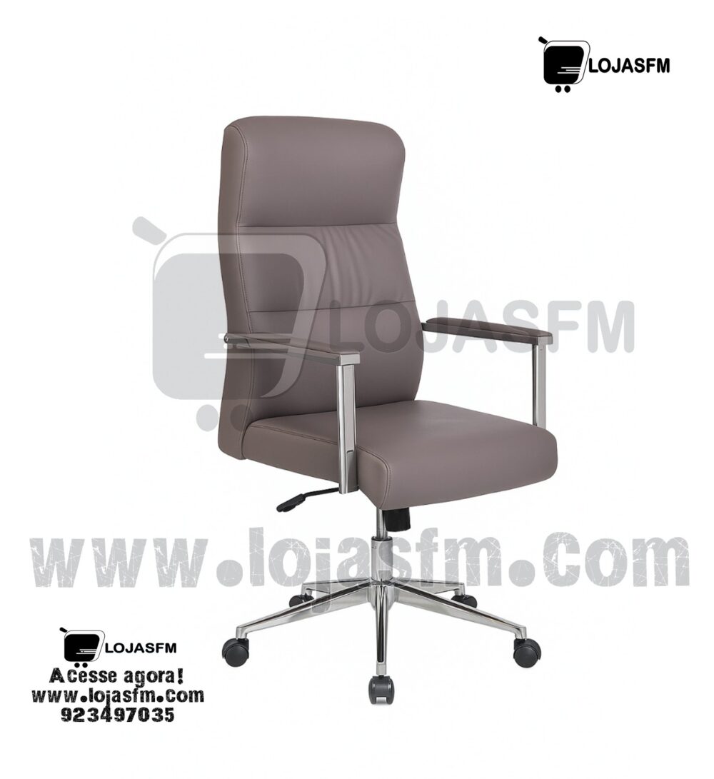 Cadeira Executiva Ergonômica em Napa – Produto Novo com Entrega e Montagem - Image 2