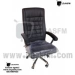 Cadeira Giratória Executiva em Napa Preta – Produto Novo com Entrega e Montagem