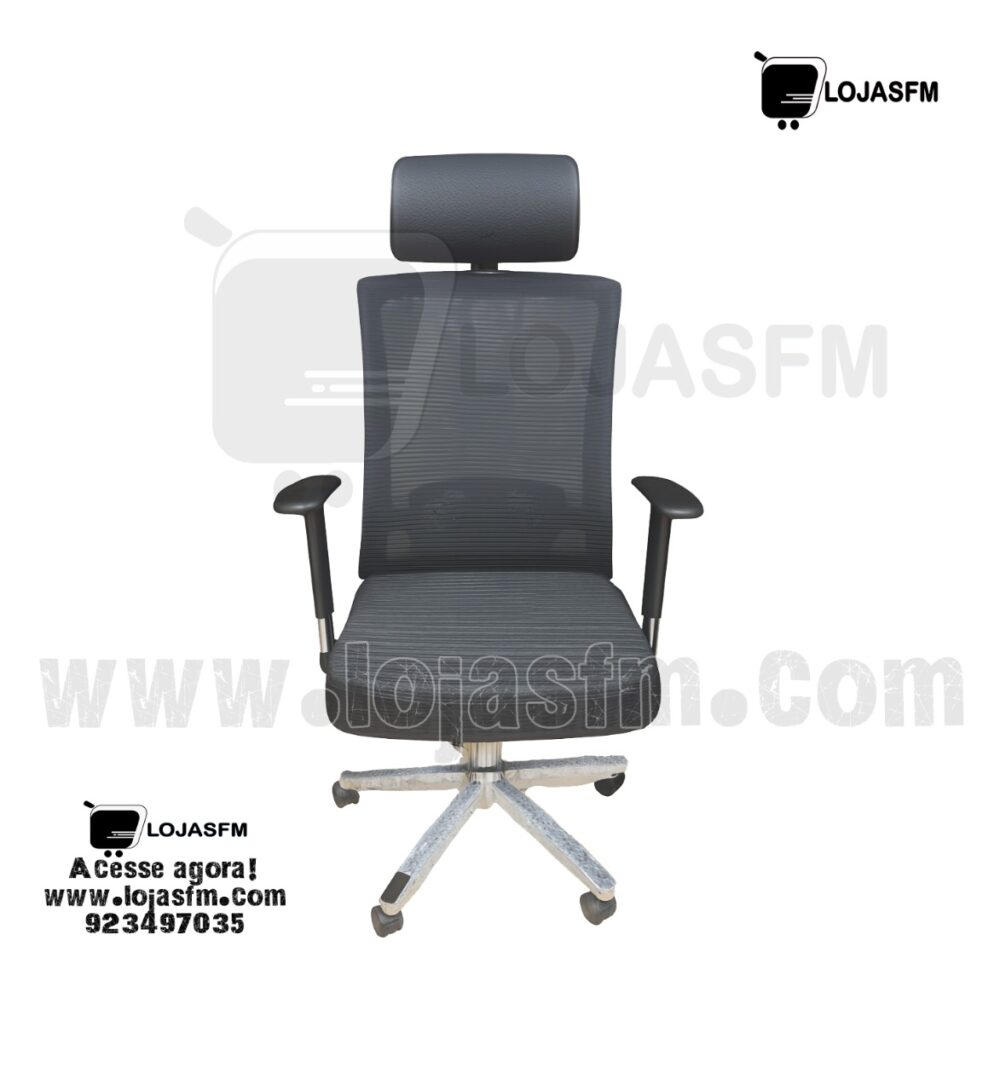 Cadeira Giratória Ergonômica com Encosto em Tela – Produto Novo com Entrega e Montagem - Image 1
