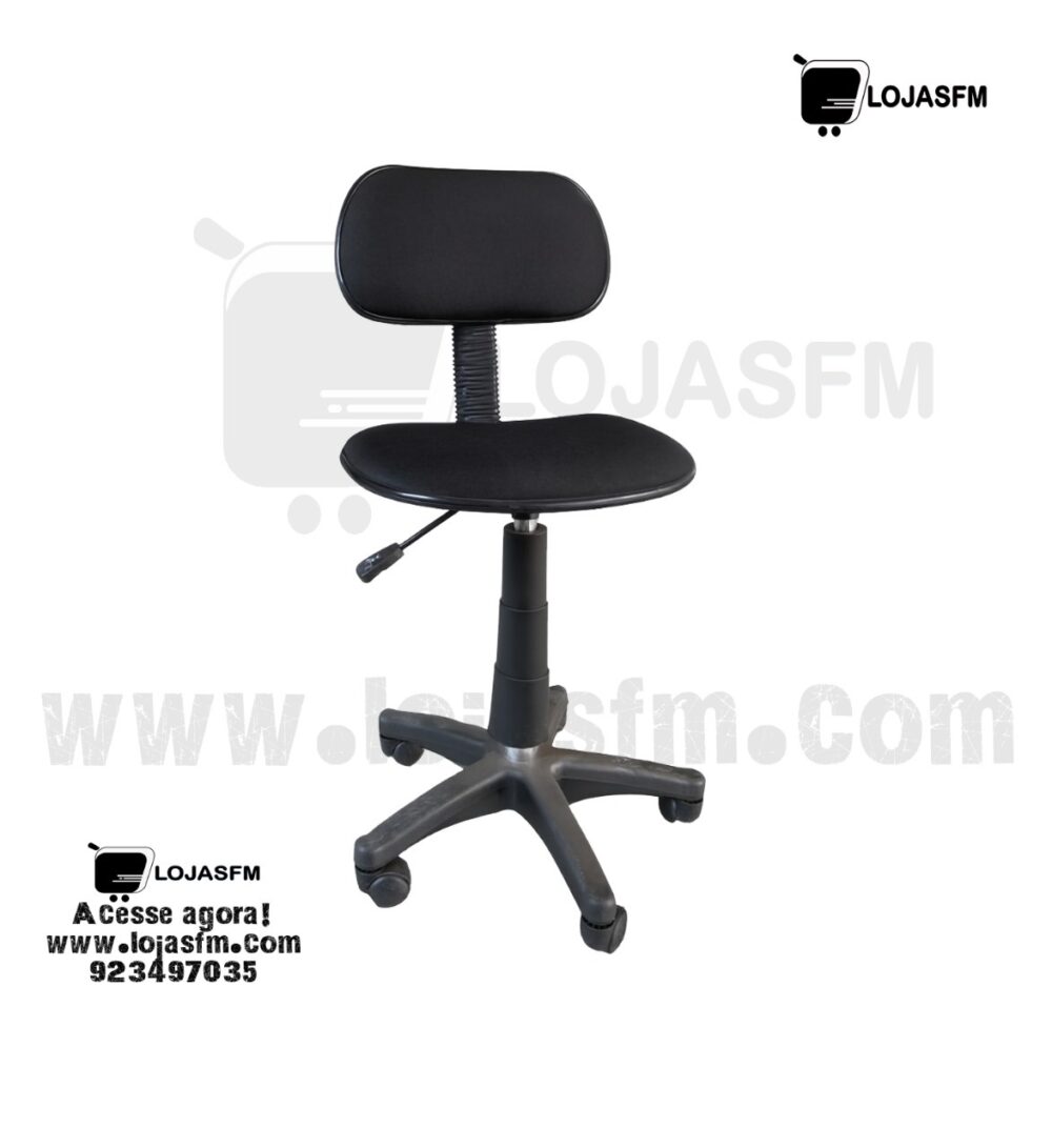 Imagem do WhatsApp de 2025-10-21 à(s) 09.57.40_a9e5e650 Cadeira de Laboratório Ergonômica em Tecido – Regulagem de Altura e Base Giratória - Image 1