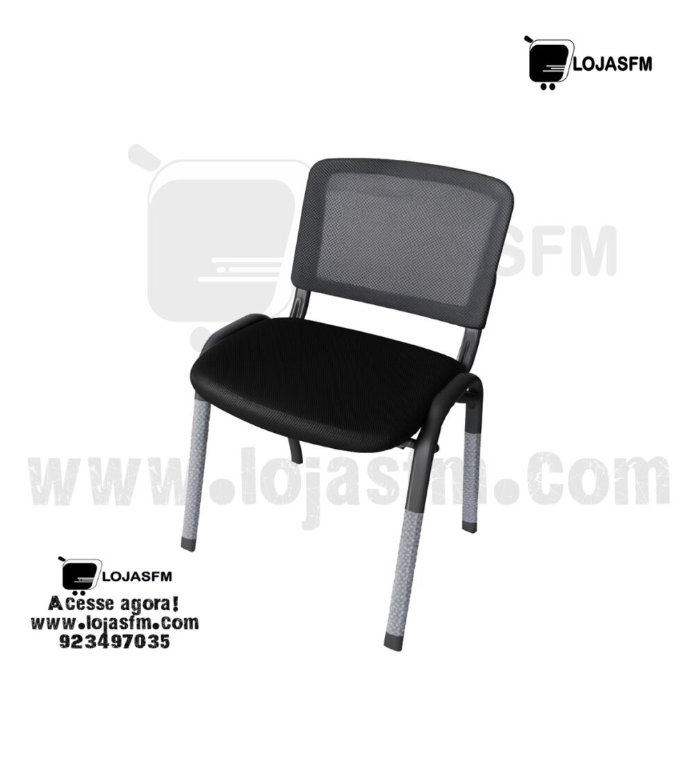 Imagem do WhatsApp de 2025-10-21 à(s) 10.01.44_d70679a1 Cadeira Fixa com Encosto em Rede – Base 4 Pés Metálicos - Image 1