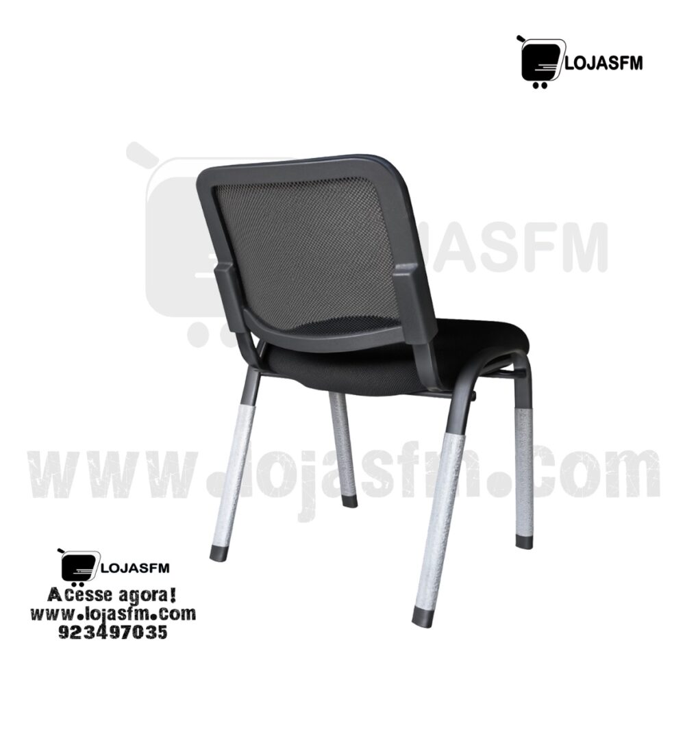 Cadeira Fixa com Encosto em Rede – Base 4 Pés Metálicos - Image 2
