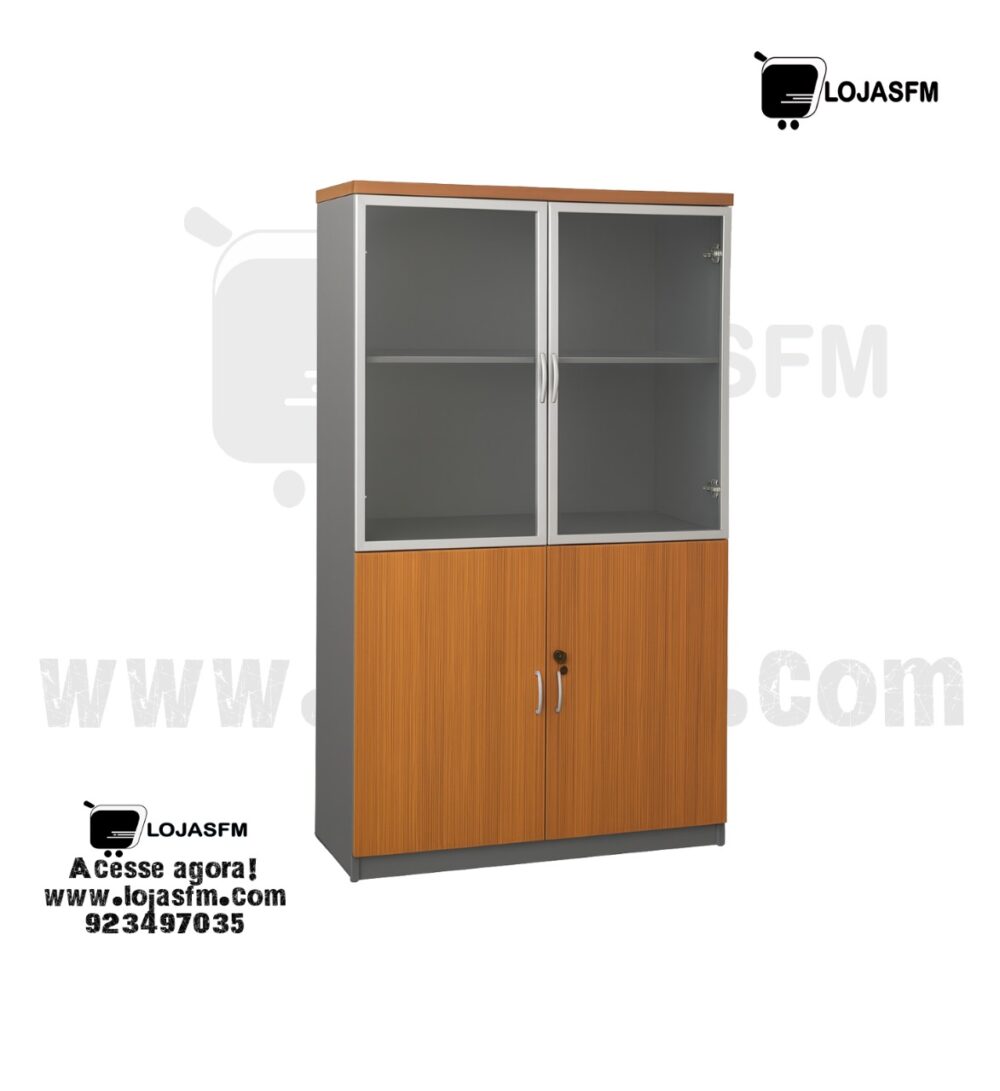 Armário Vitrine 180x95 – Madeira e Vidro com Entrega e Montagem Inclusas - Image 1