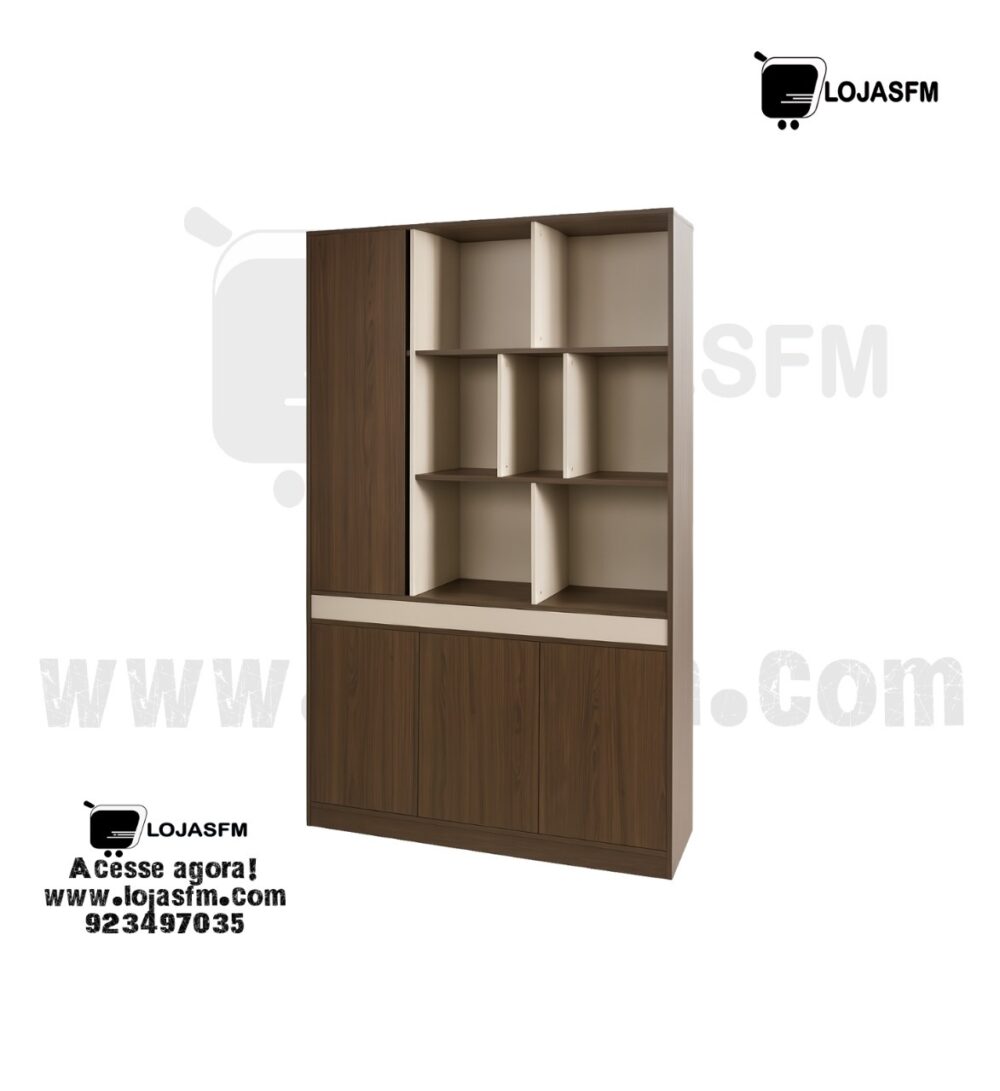 Imagem do WhatsApp de 2025-10-23 à(s) 04.15.36_a5fa1761 Armário 180x120 – Design Contemporâneo em Madeira Escura com Entrega e Montagem - Image 1