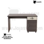 Secretaria de Escritório 140x70 – Com Gaveta, e Montagem Inclusa