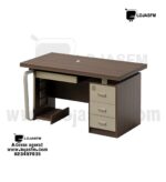 Secretaria de Escritório Executiva com 3 Gavetas medida 140x70– Design Moderno e Montagem Inclusa