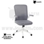 Cadeira giratória com Entrega e Montagem Inclusas – Design Branco e Cinza