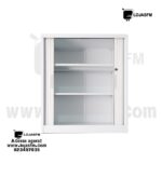 Armário Base com Portas Persiana – Estrutura Metálica, 2 Prateleiras Internas – Entrega e Montagem Inclusas - Image 2