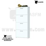 Sapateira Vertical com 4 Gavetas Basculantes – Entrega e Montagem Inclusas