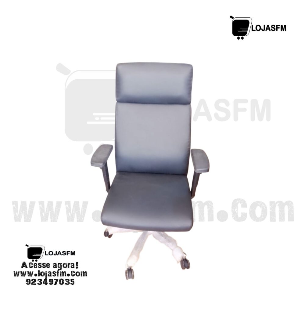 Cadeira giratória de Escritório Ergonômica Preta com Entrega e Montagem - Image 2