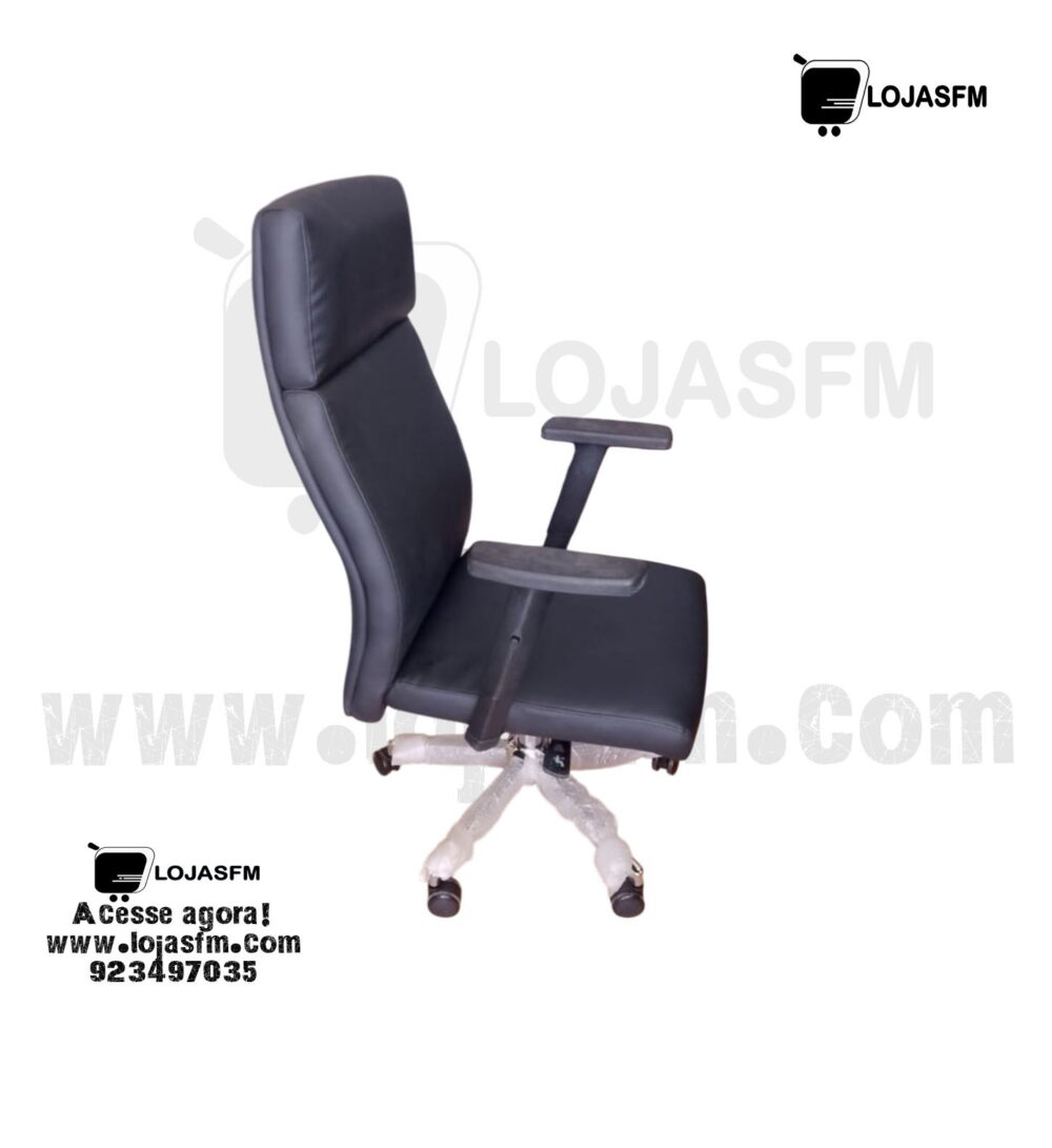 13-02-2026-03 Cadeira giratória de Escritório Ergonômica Preta com Entrega e Montagem - Image 1