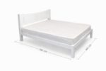 Cama Casal Branca 190x140 cm com Entrega e Montagem - Image 2