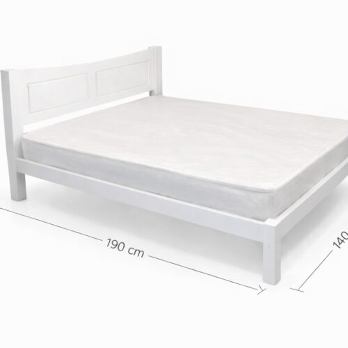 Cama Casal Branca 190x140 cm com Entrega e Montagem