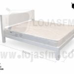Cama Casal Branca 190x140 cm com Entrega e Montagem
