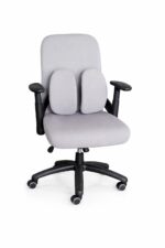 Cadeira giratória de Escritório Ergonómica com Encosto Duplo – Conforto e Suporte para Escritório