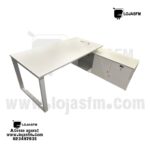 Secretária Executiva em L com Armário Integrado Branco – Design Moderno com Entrega e Montagem - Image 2