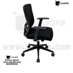 Cadeira de Escritório Ergonómica Giratória Preta com Rodas – Conforto Profissional com Entrega e Montagem