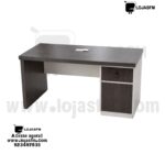 Secretária de Escritório 140x70 com Gaveta e Armário – Design Moderno em Madeira | Entrega e Montagem Inclusa