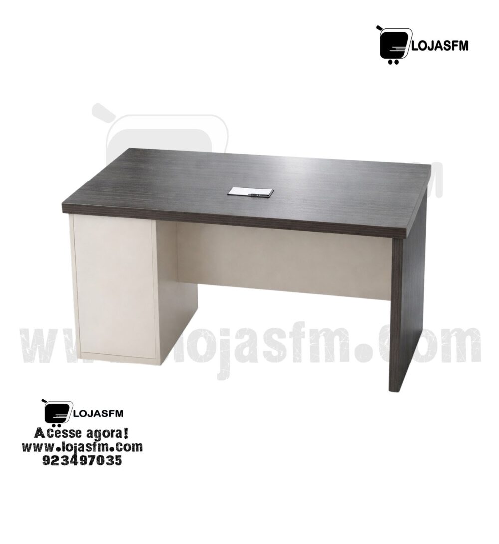 Secretária de Escritório 140x70 com Gaveta e Armário – Design Moderno em Madeira | Entrega e Montagem Inclusa - Image 2