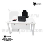 Secretária Branca 120x70 com Estrutura Metálica | Mesa de Escritório Moderna com Entrega e Montagem